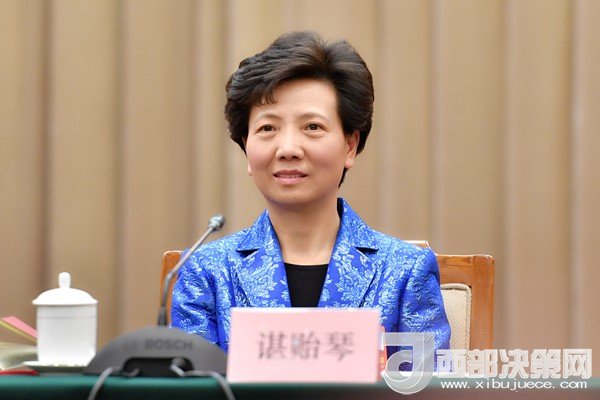 全國人大代表、貴州省委副書記、省長諶貽琴發(fā)言