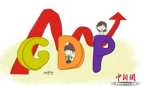 GDP漫畫。作者：王珊珊