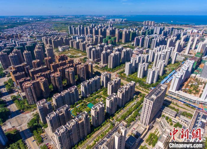 資料圖：航拍某房地產(chǎn)項目。 駱云飛 攝